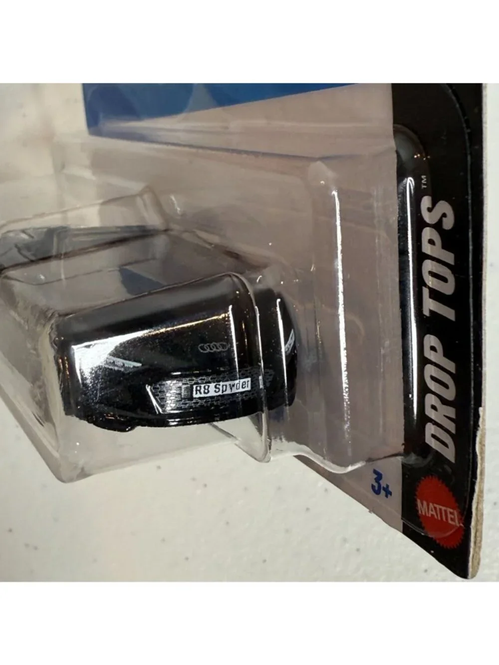 Hot Wheels 2019 Audi R8 Spyder Drop Tops 4/5 Black Diecast NOC
